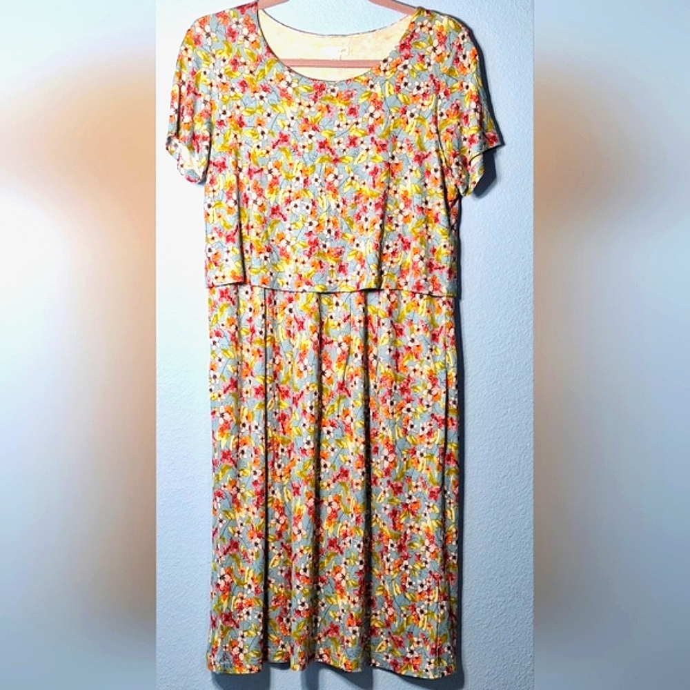 J Jill floral dress  XS